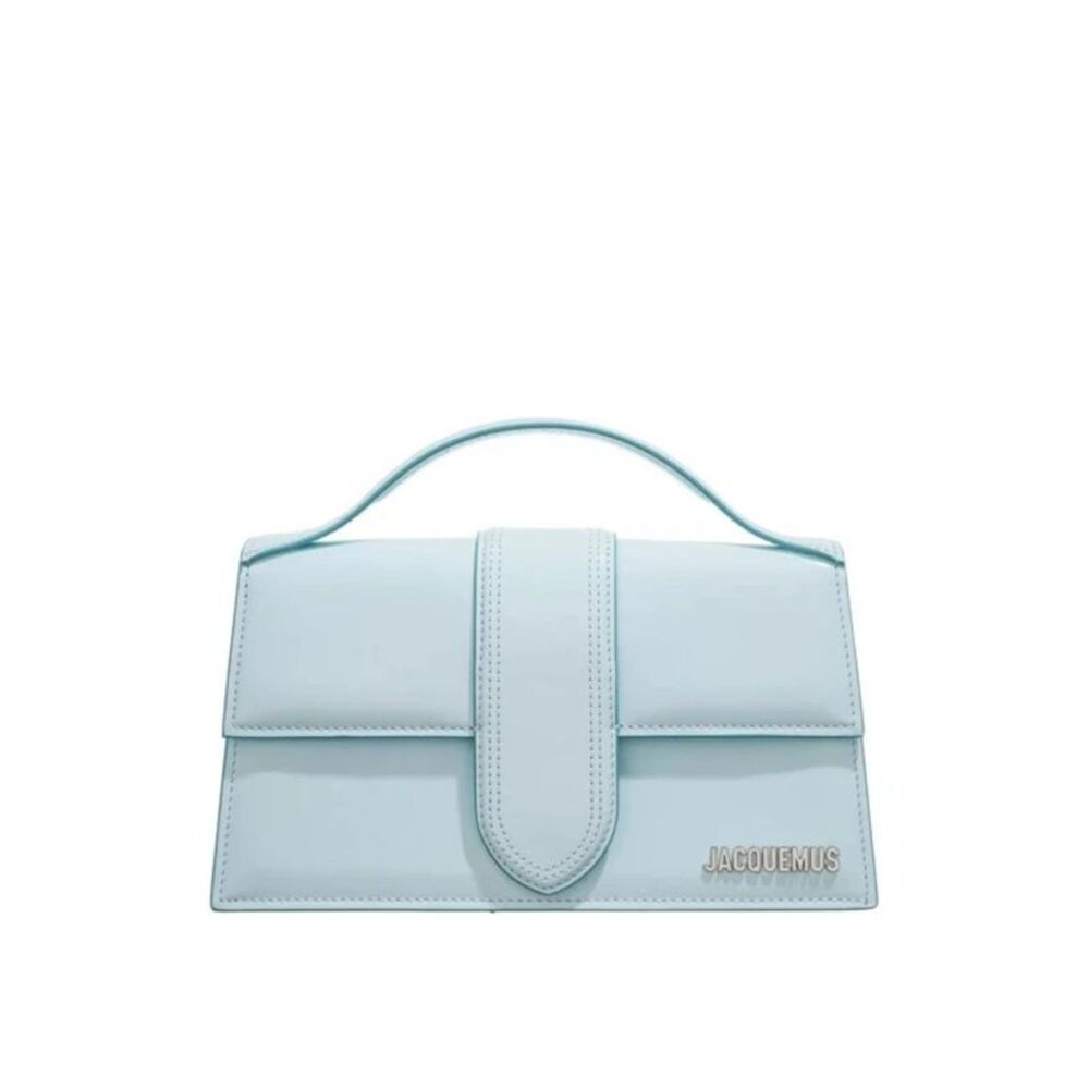 Jacquemus Pale blue Leather Le Grand Bambino Women's Handbag